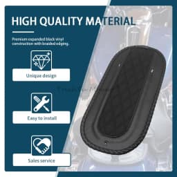 Motorcycle Leather Diamond Rear Fender Bib Cover For Harley Touring Electra Glide Road King FLHT FLTR FLHX 2008-2018