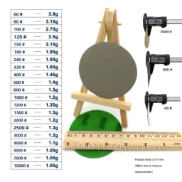 100Pcs 3 Inch 75mm Waterproof Sanding Discs Hook Loop Silicon Carbide Sandpaper Wet/Dry 60 -10000 Grit For Polishing Grinding