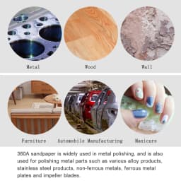 30 Pcs 2 Inch 50mm Purple Sanding Discs Wet Dry 60-10000 Grit Hook&Loop Aluminum Oxide Sandpaper for Drill Grinder Rotary Tools