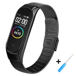 Bracelet Strap for Xiaomi Mi Band 6 5 4 3 Metal Watch Band Milanese for Mi Band 4 3 Wristband Wrist Belt Smartwatch Accessories