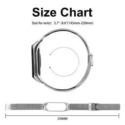 Bracelet Strap for Xiaomi Mi Band 6 5 4 3 Metal Watch Band Milanese for Mi Band 4 3 Wristband Wrist Belt Smartwatch Accessories
