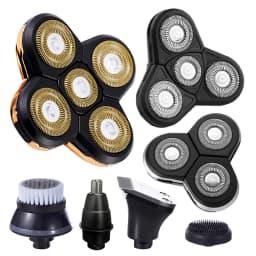 Replacement Electric Shaver Head Nose Trimmer Hair Clipper Facial Cleaning Brush Massage Head Spare 3/4/5 Cutter Floating Head