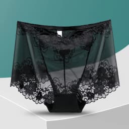 lingerie sexy underwear women ropa mujer plus size high waist hollow mesh seamless panties briefs lenceria sensual mujer bragas