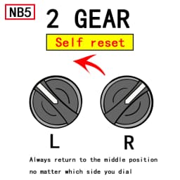 1Pcs XB5 2 Gear 3 Position Plastic Knob Self Locking Reset Selector NC NO Standard Handle Push Button Switch 22mm AD33 AD21 ZB5