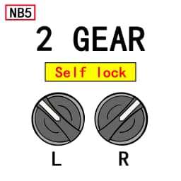 1Pcs XB5 2 Gear 3 Position Plastic Knob Self Locking Reset Selector NC NO Standard Handle Push Button Switch 22mm AD33 AD21 ZB5