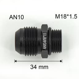 1Pcs Aluminum Alloy AN6/AN8/AN10/AN12 to AN/M14/M16/M18x1.5 Metric Fuel Hose Adapter Pipe Thread Fitting for Oil Cooler System