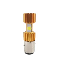 H4/P15D/BA20D 18W LED 3 COB Motorcycle Headlight Bulb 66000LM 6000K Hi/Lo Beam Light