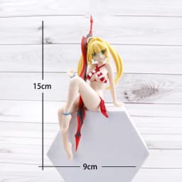Fate/saber Sexy Anime Figure kawaii girl Figure Fate Stay Night Saber Action Figure Toys Accessories Car Dashboard Toy