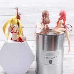 Fate/saber Sexy Anime Figure kawaii girl Figure Fate Stay Night Saber Action Figure Toys Accessories Car Dashboard Toy