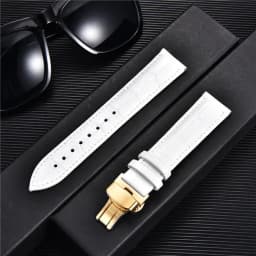 REMZEIM Watch Accessories Watch Strap 18mm 20mm 22mm 24mm Cow Leather Watch Band Blue Green Red Brown Black Watchband