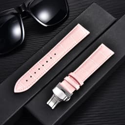 REMZEIM Watch Accessories Watch Strap 18mm 20mm 22mm 24mm Cow Leather Watch Band Blue Green Red Brown Black Watchband