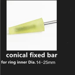 Agate Jade Ring Fixed Rod Polishing Tools Grinding Conical Sleeve Fixing Processing Tool Silicone Mandrel Inner Outside Holder