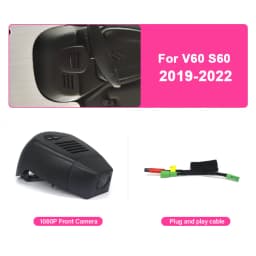 Dash Cam For Volvo XC40 XC60 XC90 S60 V60 S90 V90 V40 S80 XC70 Polestar 2 Car Dvr HD Camera WiFi Driving Recorder Auto Parts