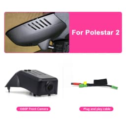 Dash Cam For Volvo XC40 XC60 XC90 S60 V60 S90 V90 V40 S80 XC70 Polestar 2 Car Dvr HD Camera WiFi Driving Recorder Auto Parts
