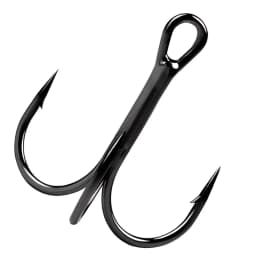 High Carbon Steel Treble Hooks 1000Pcs Saltwater Sharp Fishhook Barbed Bright Tin Sea Fishing Hook Double Strengthened Wholesale