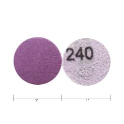 100 Pcs Sanding disc 1 Inch Film Hook Loop 60-10000 Grit 25mm Sandpaper Wet Dry for Wood Metal Automotive Finishing Grinding