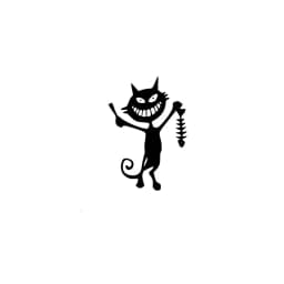 Car Sticker Decal Cute Cat Sports Styling Auto Racing Creativity Personality Waterproof Decoration Accessories PVC,12cm