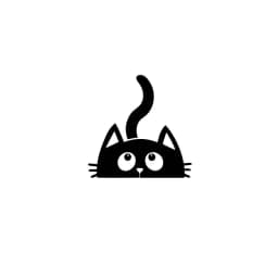 Car Sticker Decal Cute Cat Sports Styling Auto Racing Creativity Personality Waterproof Decoration Accessories PVC,12cm
