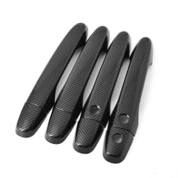 For Honda Civic CR-V 2012 2013 2014 2015 2016 Chrome Carbon Fiber Car Door Handle Covers Trim Styling Accessories