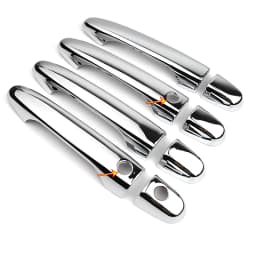 For Honda Civic CR-V 2012 2013 2014 2015 2016 Chrome Carbon Fiber Car Door Handle Covers Trim Styling Accessories