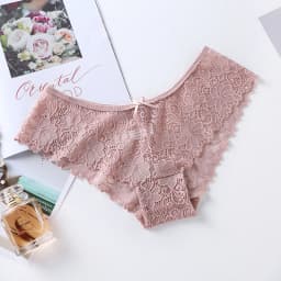 BANNIROU 1Pcs Sexy Panties For Woman Low-Rise Breathable Female Panty Lace Hollow Transparent Briefs Hot Sale Underwear Women