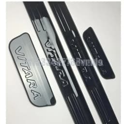 High quality stainless steel Scuff Plate/Door Sill Protector Sticker Car Styling For 2016 -2018 Suzuki Vitara 4pcs/set