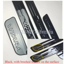 High quality stainless steel Scuff Plate/Door Sill Protector Sticker Car Styling For 2016 -2018 Suzuki Vitara 4pcs/set