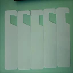 5 pcs plastic hardness-Locksmith steel sheet insertion tools Nano plastic steel doors jogging Bypass DIY lock tools opener