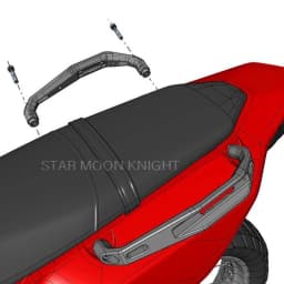 tenere 700 Motorcycle Passenger Rear Grab Handles Seat Hand Grab Bar Rail For YAMAHA TENERE700 T7 T700 XT700Z XT 700 Z 2020 2021