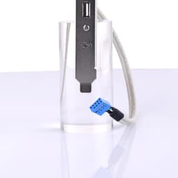 2 Ports USB 2.0 Female Back Panel To Motherboard 9pin Header Connector Cable Adapter With PCI Slot Plate Bracket 30cm