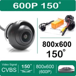XCGaoon Fisheye 170 Degree AHD / CVBS 720P 1080P Car Front Side Rear View Camera Night Vision Waterproof Vehicle Parking Camera