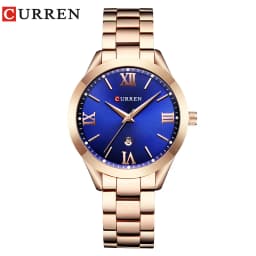 CURREN Ladies Watch For Women Fashion Retro Female Waterproof Watch Steel Quartz Watch For Women Christmas Relógio Feminino 9007