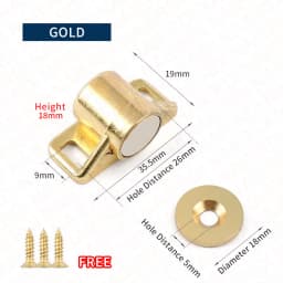 NAIERDI Strong Magnetic Cabinet Door Catches Silver Magnetic Cabinet Catches Powerful Magnet Door Closer Door Hardware