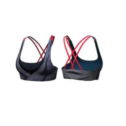 Sports Crop Top Women Push Up Yoga Bra Padded High Support Impact Quality Fitness Vest Gym Elastic Workout Tank Top