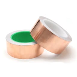 Length 20M Adhesive Conductive Copper Foil Tape 5/6/8/10/15/20/25/30/35/40/45/50mm Single/Double Sided Conduct Copper Foil Tapes