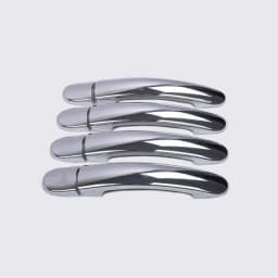 For VW Polo 2010 2011 2012 2013 2014 2015 2016 2017 Black Chrome Car Door Handle Covers Car Accessories Styling Stickers