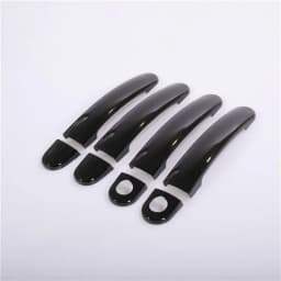 For VW Polo 2010 2011 2012 2013 2014 2015 2016 2017 Black Chrome Car Door Handle Covers Car Accessories Styling Stickers
