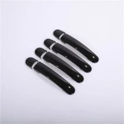 For VW Polo 2010 2011 2012 2013 2014 2015 2016 2017 Black Chrome Car Door Handle Covers Car Accessories Styling Stickers