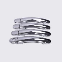 For VW Polo 2010 2011 2012 2013 2014 2015 2016 2017 Black Chrome Car Door Handle Covers Car Accessories Styling Stickers