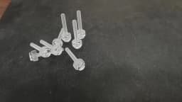 10/20Pcs M3 M4 M5 M6 M8 Acrylic Clear Transparent Plastic Knurl Slotted Head Adjust Toolless Hand Tighten Thumb Bolt Screw