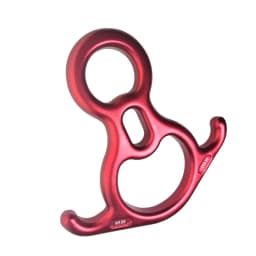50KN Outdoor Aluminum Magnesium Alloy Rock Climbing 8 Word Ring OX Horn Hoop Abseiling Device Downhill Slow Down Descender
