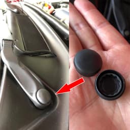 2Pcs Car Front Windscreen Wiper Arm Nut Cap Bolt Cover For Audi A1 A2 A4 B5 B6 B7 B8 A6 C4 C5 C6 C7 Q3 Q5 R8 TT OE# 5N0955205
