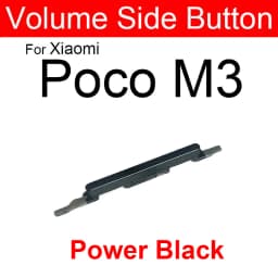 Power On/Off Side Button For Xiaomi Poco F1 F2 F3 M3 X3 Volume Audio Control Side Key Button Repair Replacement Parts