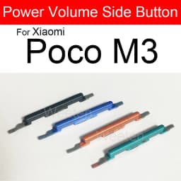 Power On/Off Side Button For Xiaomi Poco F1 F2 F3 M3 X3 Volume Audio Control Side Key Button Repair Replacement Parts