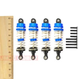 Wltoys Upgraded Shock Absorber 1/12 Front / Rear Metal Spring Damper For 124016/124017/124018/124019 RC Car Spare Parts