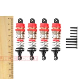 Wltoys Upgraded Shock Absorber 1/12 Front / Rear Metal Spring Damper For 124016/124017/124018/124019 RC Car Spare Parts