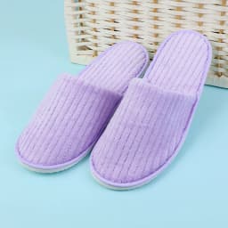 5 Pairs/Lot Mix Colors Men Women Disposable Hotel Slippers Cotton Slides Home Travel SPA Slipper Hospitality Cheap Footwear