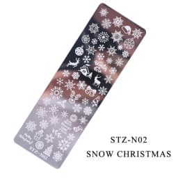 12Designs Retro Flower Butterfly Nail Art Templates Stamping Plate Snowflake Animal Lace Stamp Templates Plate Image Decor Tools