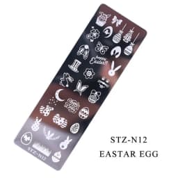 12Designs Retro Flower Butterfly Nail Art Templates Stamping Plate Snowflake Animal Lace Stamp Templates Plate Image Decor Tools