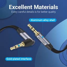 Vention Jack 3.5 Aux Cable Male to Male 3.5 mm Jack HiFi Audio Cable for Guitar Car Microphone Headphone Speaker Cable Aux Cord